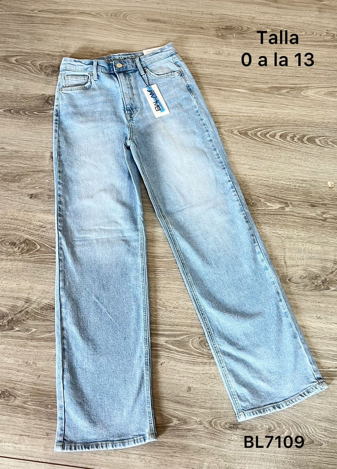 Jeans wide leg 7109