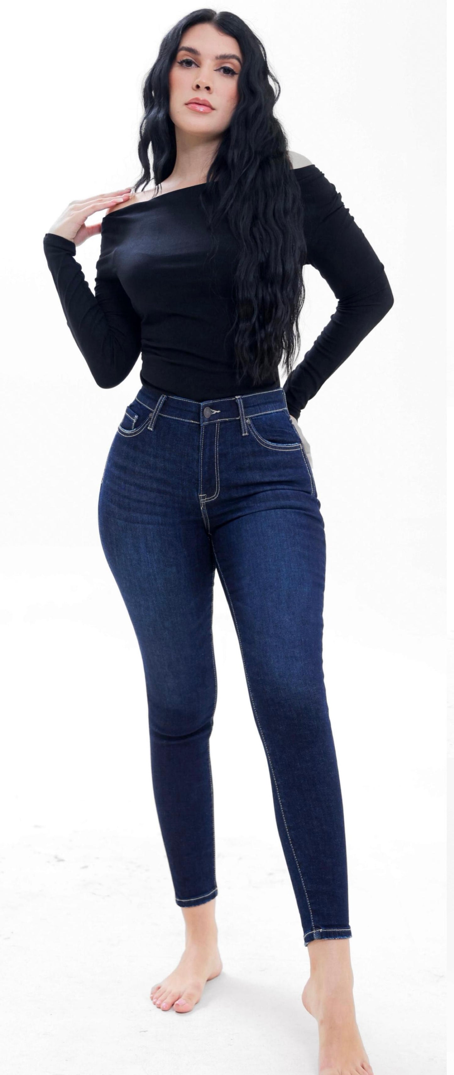 Jean Skinny Oscuro