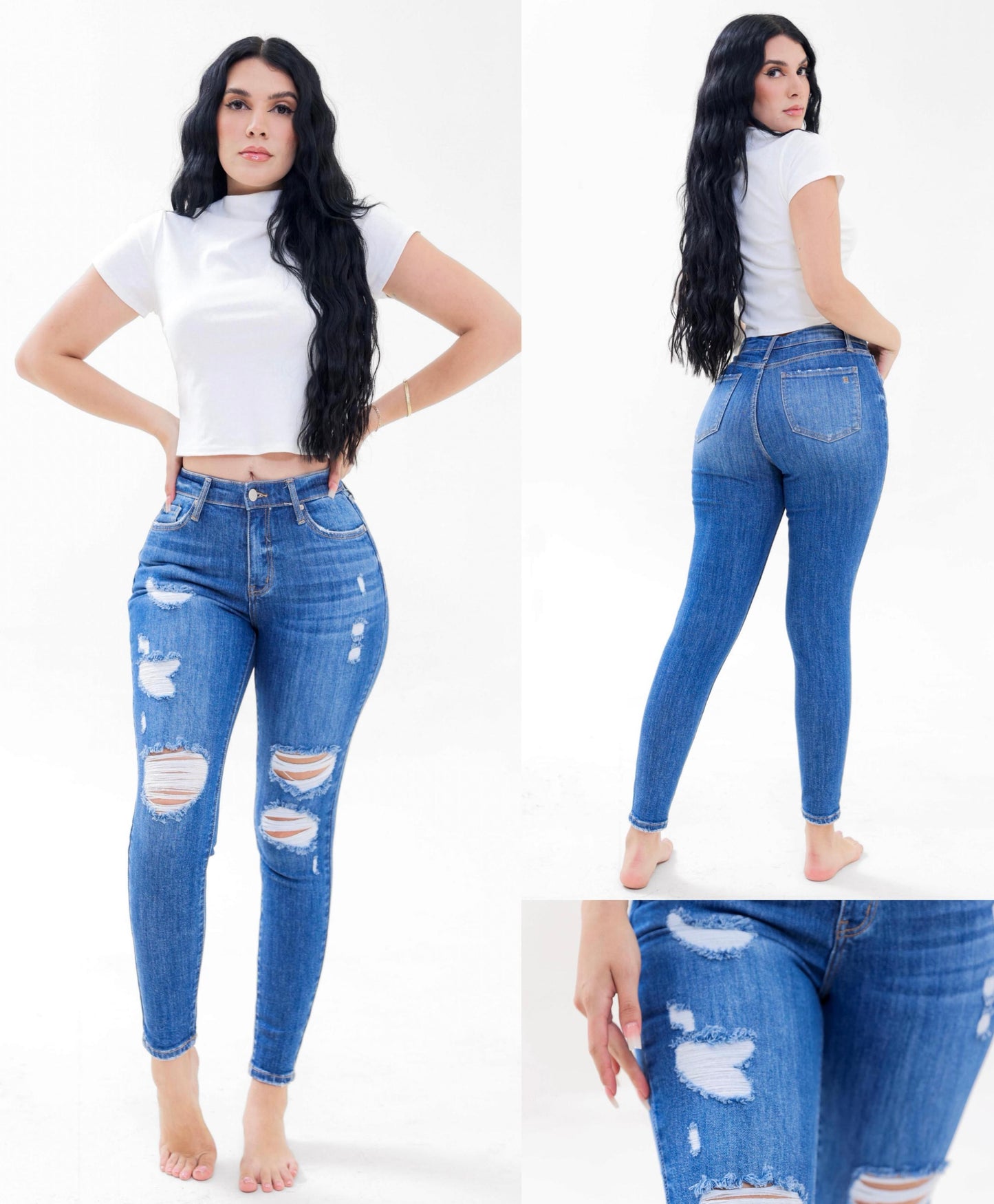 Jean Skinny Rasgado