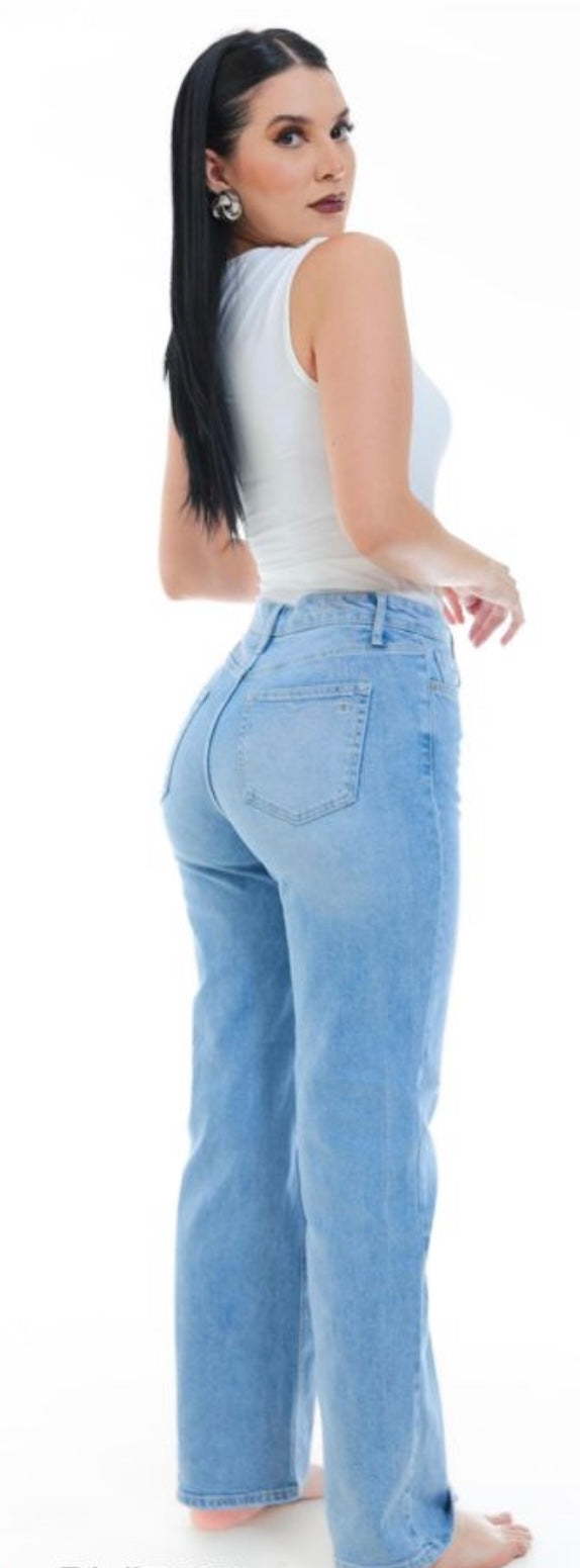 Jeans wide leg 7109