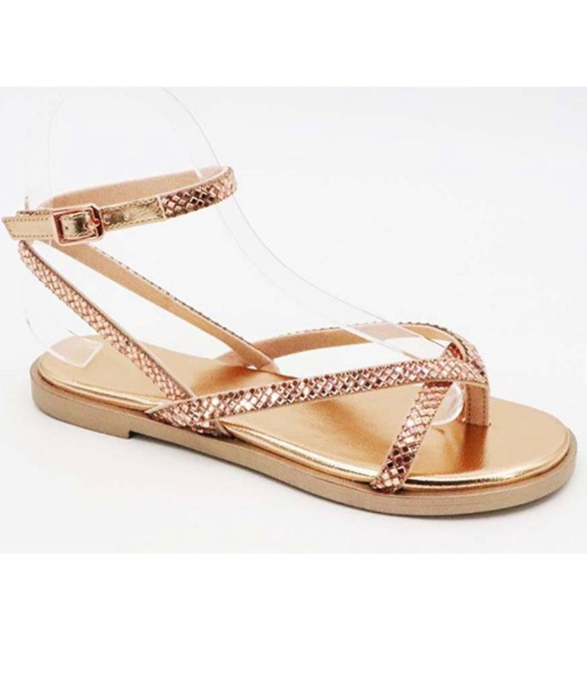 Sandalia con brillos