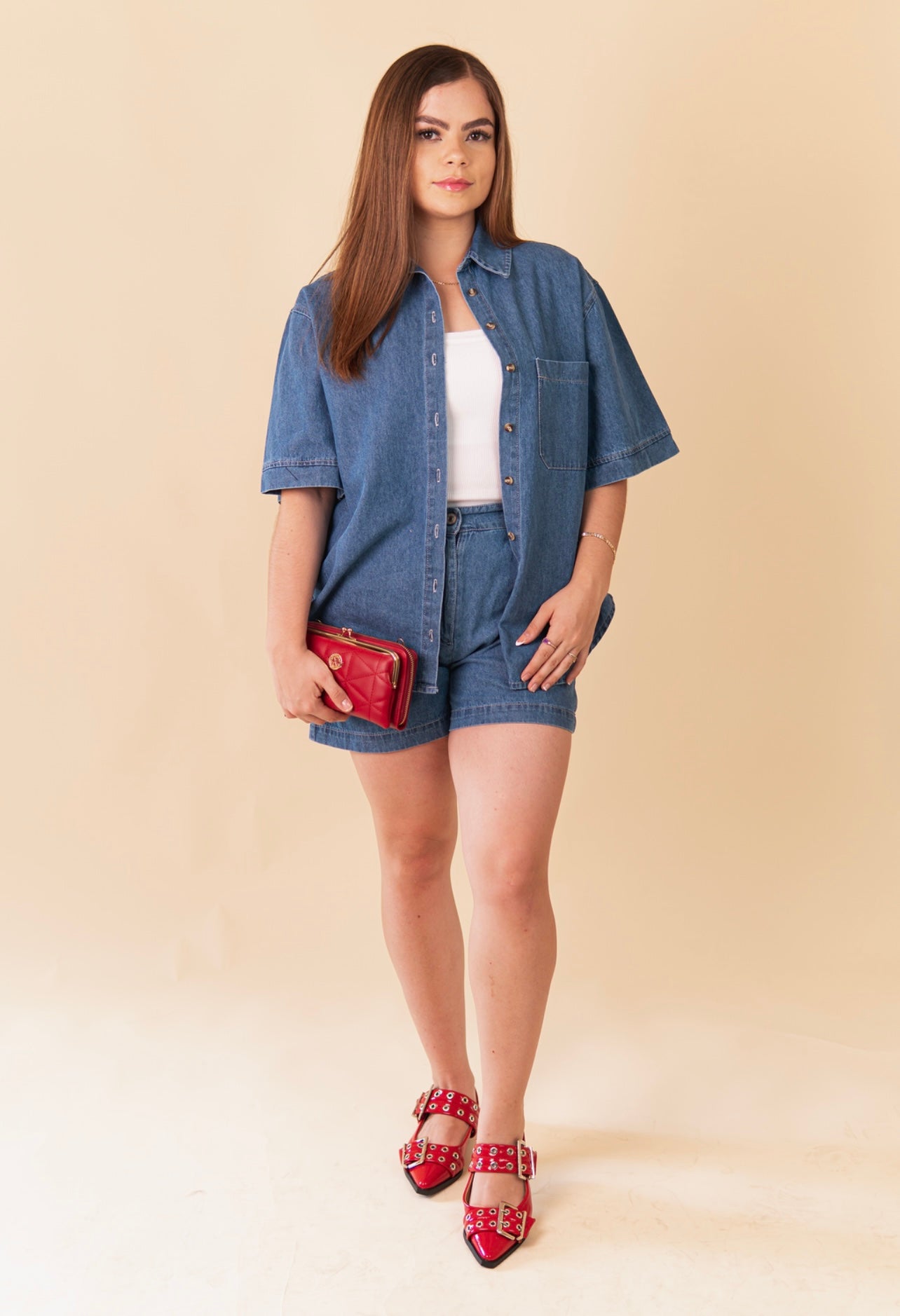Conjunto mezclilla for the summer