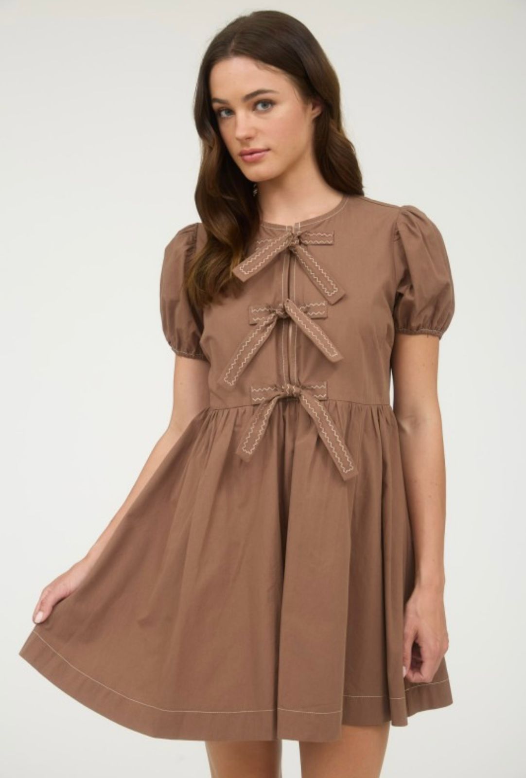 Vestido 3 moños