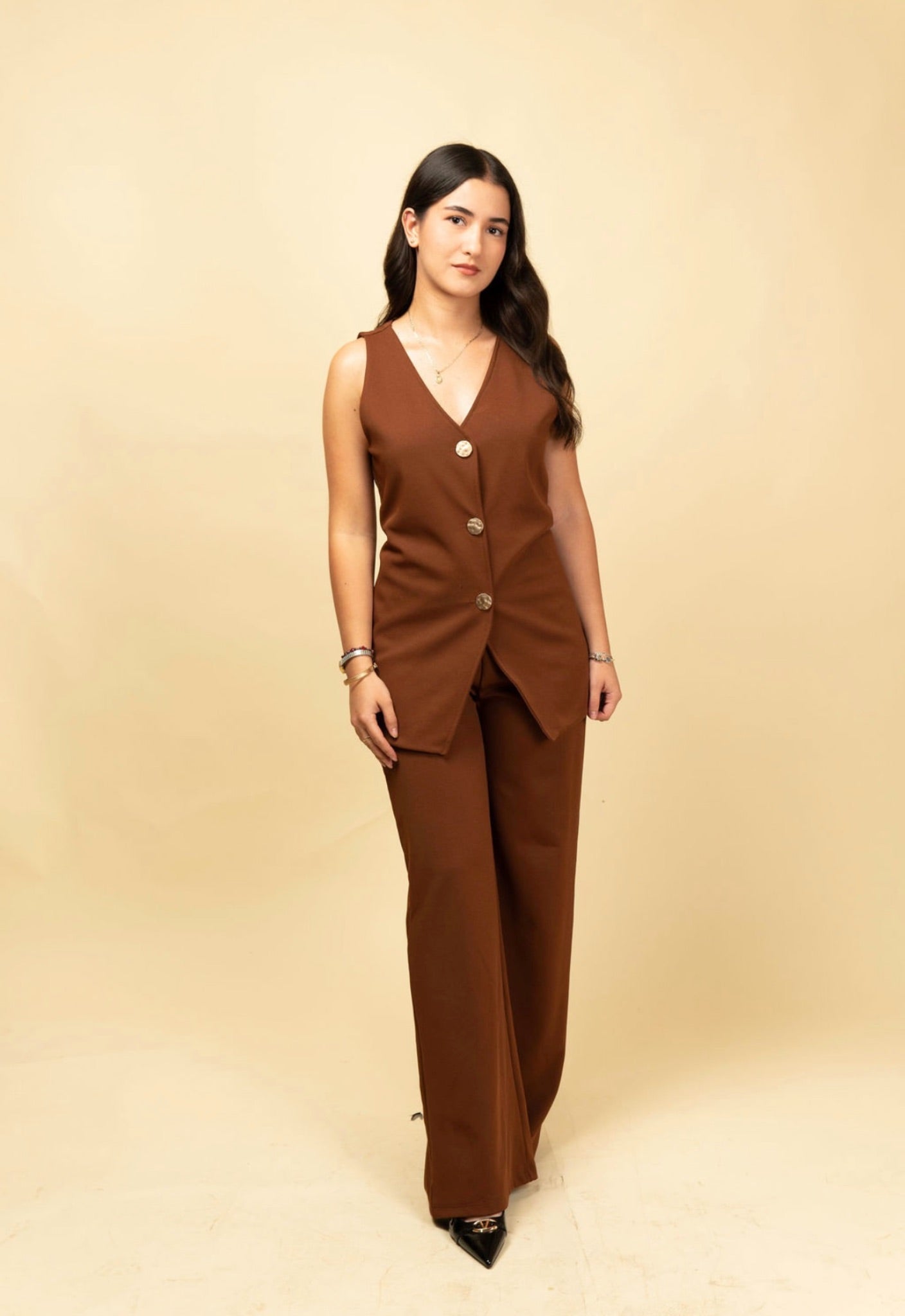 Conjunto de chaleco y pantalon Butterfly