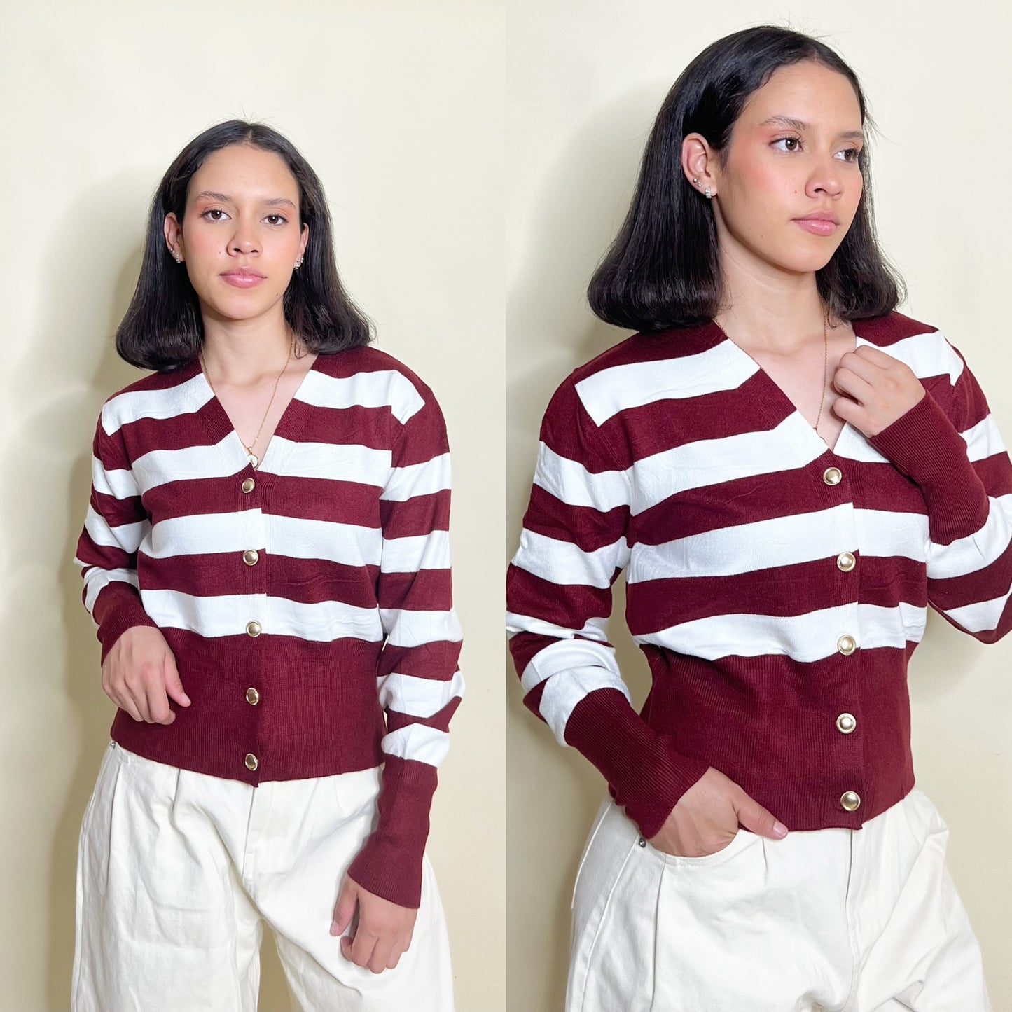 Blusa Tipo Sueter Marinera