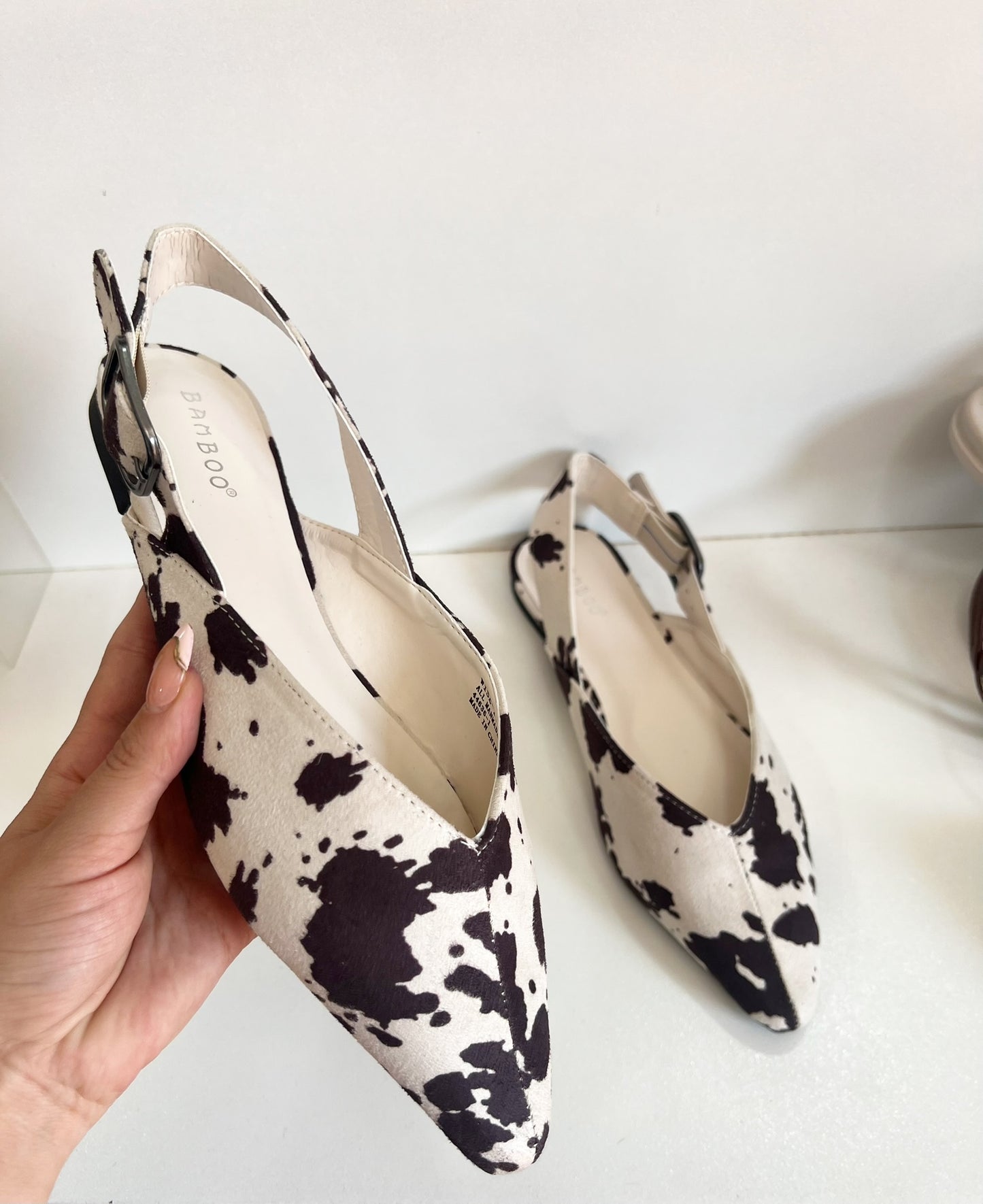 Zapato tipo tacon Cow