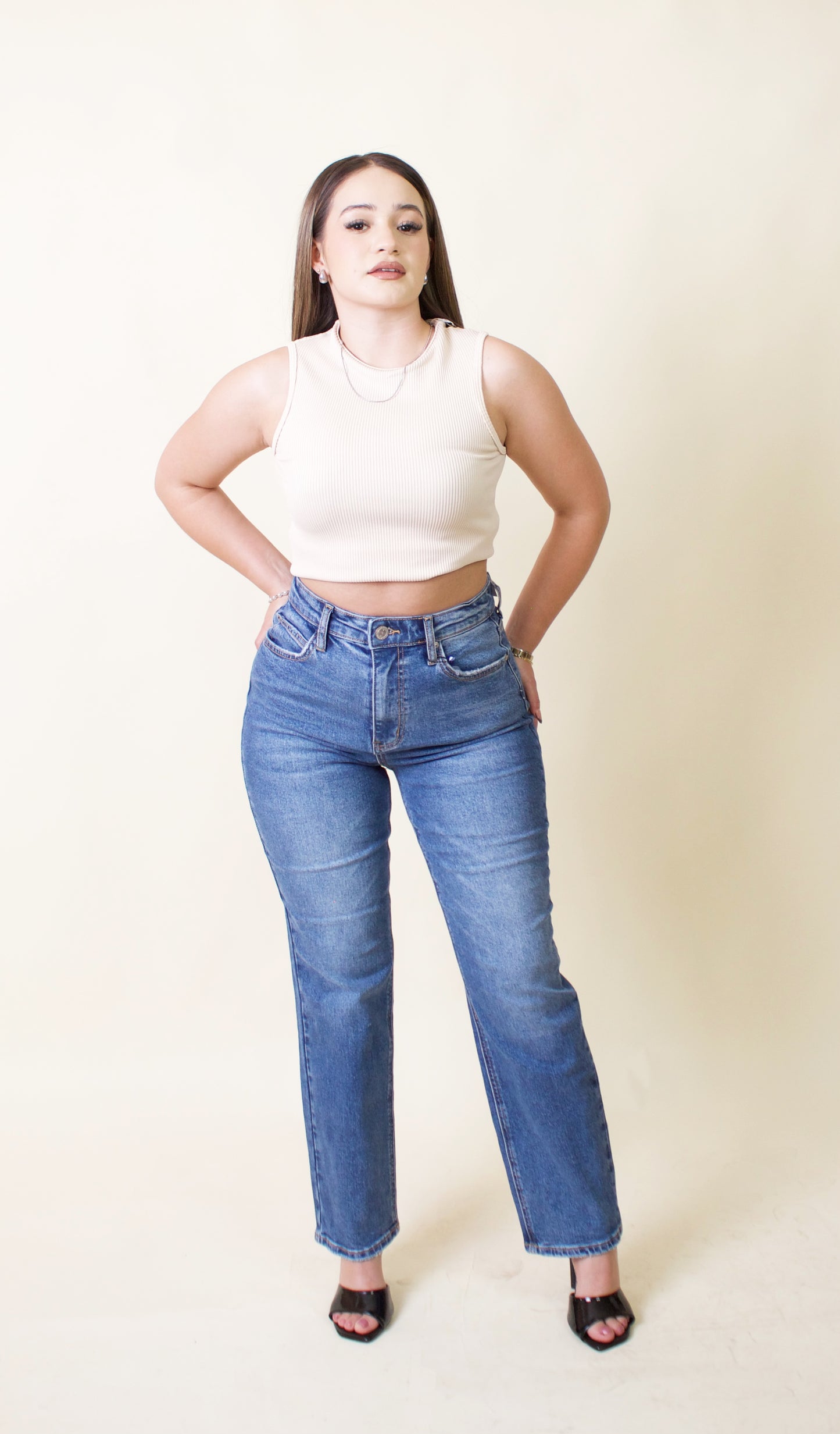 Pantalon straight 7020