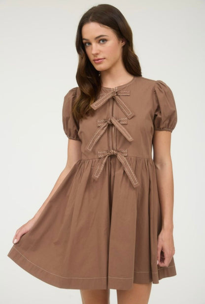 Vestido 3 moños